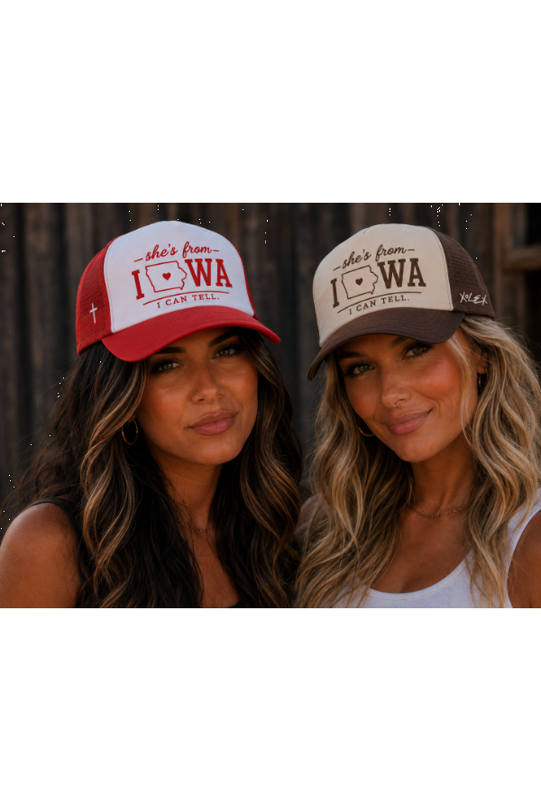Shes From Iowa Foam Hat